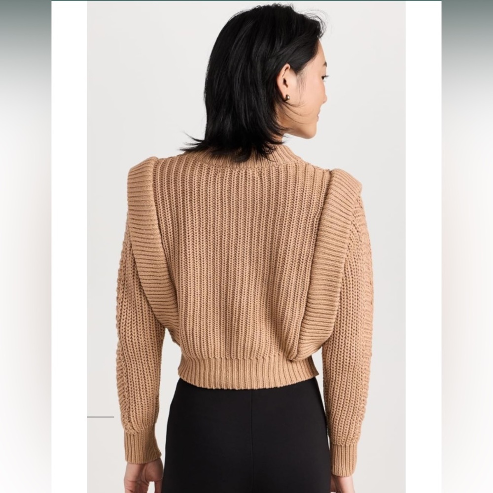 Nwt English Factory Tan Knitted String Shoulder S… - image 2